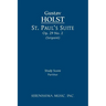 St. Paul's Suite, Op.29 No.2: Study score