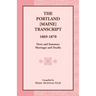 The Portland [Maine] Transcript, 1869-1870, News and Summary, Marriages and Deaths
