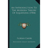 An Introduction To The Modern Theory Of Equations (1904)