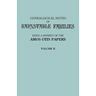 Genealogical Notes of Barnstable Families. Volume II [Massachusetts]