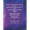 Family Lineage and Descendants of Captain Richard (Robert) Bell, Sr. and Lady Mary Margaret (Sarah) Chester of England and Virginia and North Carolina