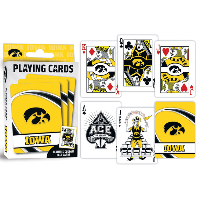 Iowa Hawkeyes Playing Cards - 54 Card Deck by MasterPieces Puzzle Company INC
