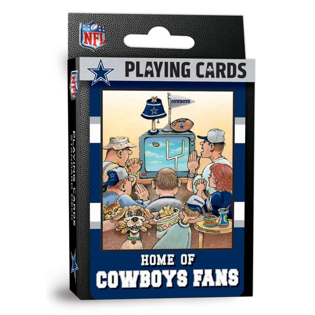 Dallas Cowboys Fan Deck Playing Cards - 54 Card Deck by MasterPieces Puzzle Company INC
