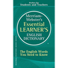 Merriam-Webster's Essential Learner's English Dictionary