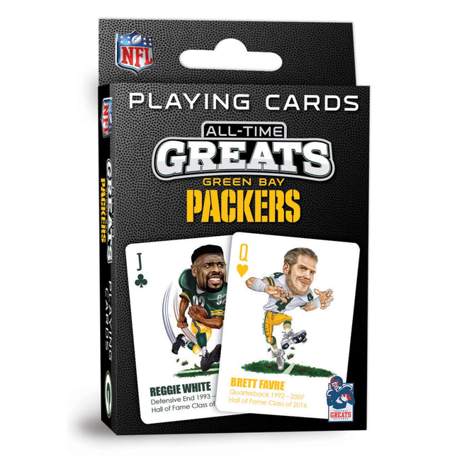 Green Bay Packers All-Time Greats Playing Cards - 54 Card Deck by MasterPieces Puzzle Company INC