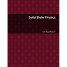 Solid State Physics