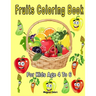 Fruits Coloring Book For Kids Age 4 To 6