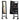 Mirrored Jewelry Cabinet Armoire Organizer w/ LED lights-Black