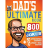 Dad's Ultimate Book 800 Jokes + 50 Author Inspired Crosswords + 10 Literary Trivia Questions
