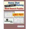 Items that Just Don't Belong Word Search Puzzles