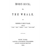 Moby-Dick, or, The Whale