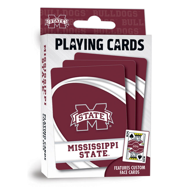 Mississippi State Bulldogs Playing Cards - 54 Card Deck by MasterPieces Puzzle Company INC