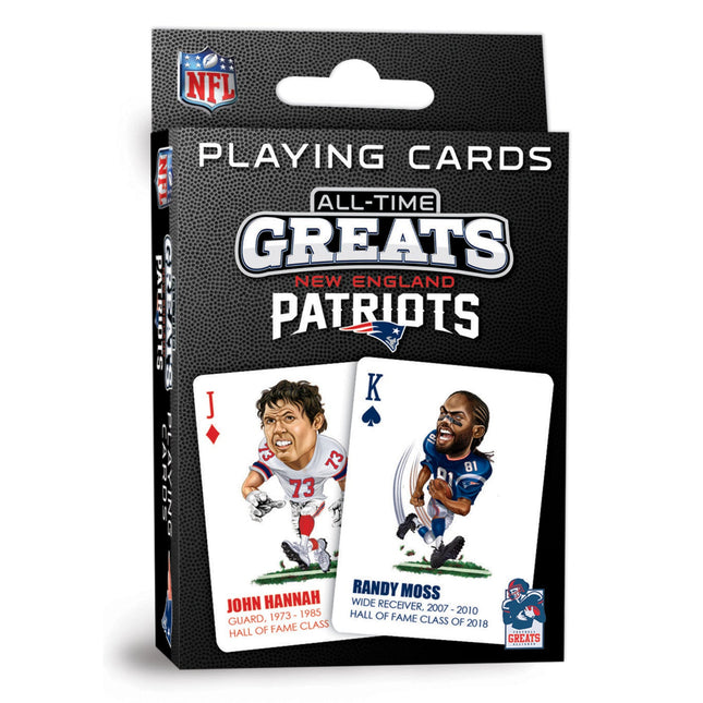 New England Patriots All-Time Greats Playing Cards - 54 Card Deck by MasterPieces Puzzle Company INC