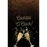 Cocktail O'Clock!: Personalized Cocktail Recipe Book to Write in With Humorous Quotes