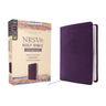 Nrsvue, Holy Bible with Apocrypha, Compact, Leathersoft, Purple, Comfort Print