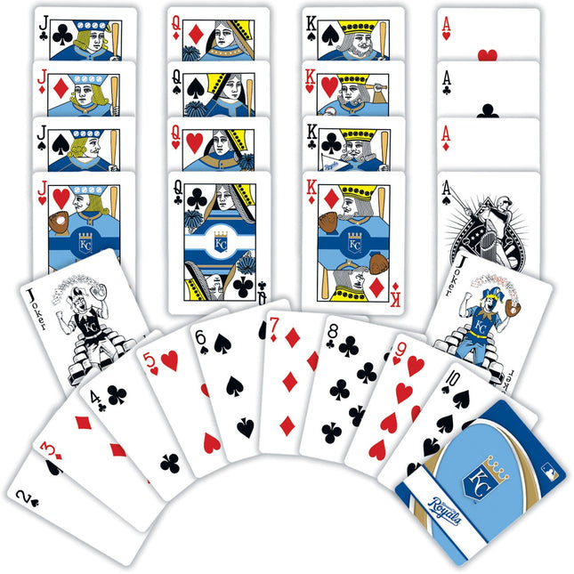 Kansas City Royals Playing Cards - 54 Card Deck by MasterPieces Puzzle Company INC