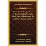 Therapeutic Suggestion In Psychopathia Sexualis With Special Reference To Contrary Sexual Instinct