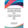List Of Active Members Of The National Educational Association Of The United States: For The Year Beginning July 1, 1898, And Ending June 30, 1899 (18