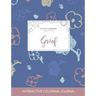 Adult Coloring Journal: Grief (Butterfly Illustrations, Simple Flowers)