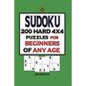 Sudoku 200 Hard 4x4 Puzzles For Beginners Of Any Age
