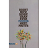 Right Now More Than Ever: Poems