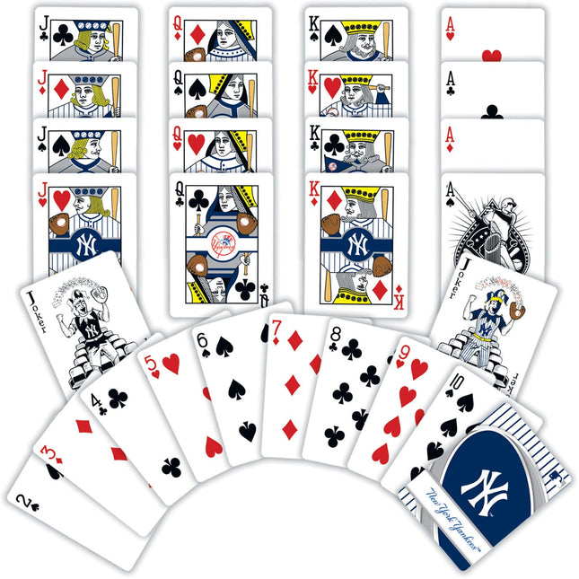 New York Yankees Playing Cards - 54 Card Deck by MasterPieces Puzzle Company INC