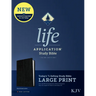 KJV Life Application Study Bible, Third Edition, Large Print (Bonded Leather, Black, Red Letter)