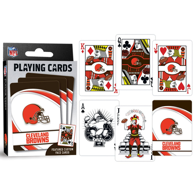 Cleveland Browns Playing Cards - 54 Card Deck by MasterPieces Puzzle Company INC