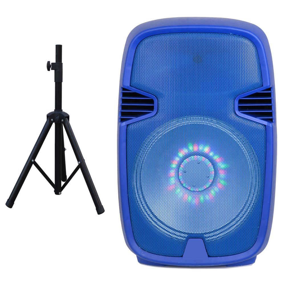 15" Portable Bluetooth Speaker With Stand - Blue - VYSN