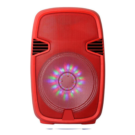 15" Portable Bluetooth Speaker With Stand - Red - VYSN