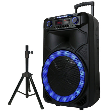15" Portable Bluetooth Speaker with Stand - VYSN