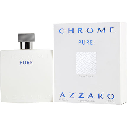 CHROME PURE by Azzaro (MEN) - EDT SPRAY 3.4 OZ