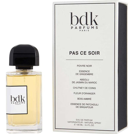 BDK PAS CE SOIR by BDK Parfums (UNISEX) - EAU DE PARFUM SPRAY 3.4 OZ