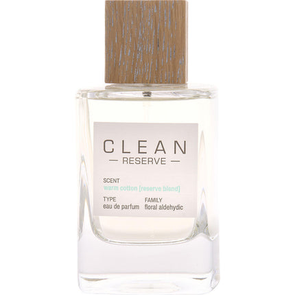 CLEAN RESERVE WARM COTTON by Clean (UNISEX) - EAU DE PARFUM SPRAY 3.4 OZ *TESTER