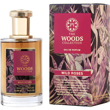THE WOODS COLLECTION WILD ROSES by The Woods Collection (UNISEX) - EAU DE PARFUM SPRAY 3.4 OZ  (OLD PACKAGING)