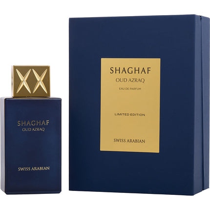 SHAGHAF OUD AZRAQ by Swiss Arabian Perfumes (UNISEX) - EAU DE PARFUM SPRAY 2.5 OZ