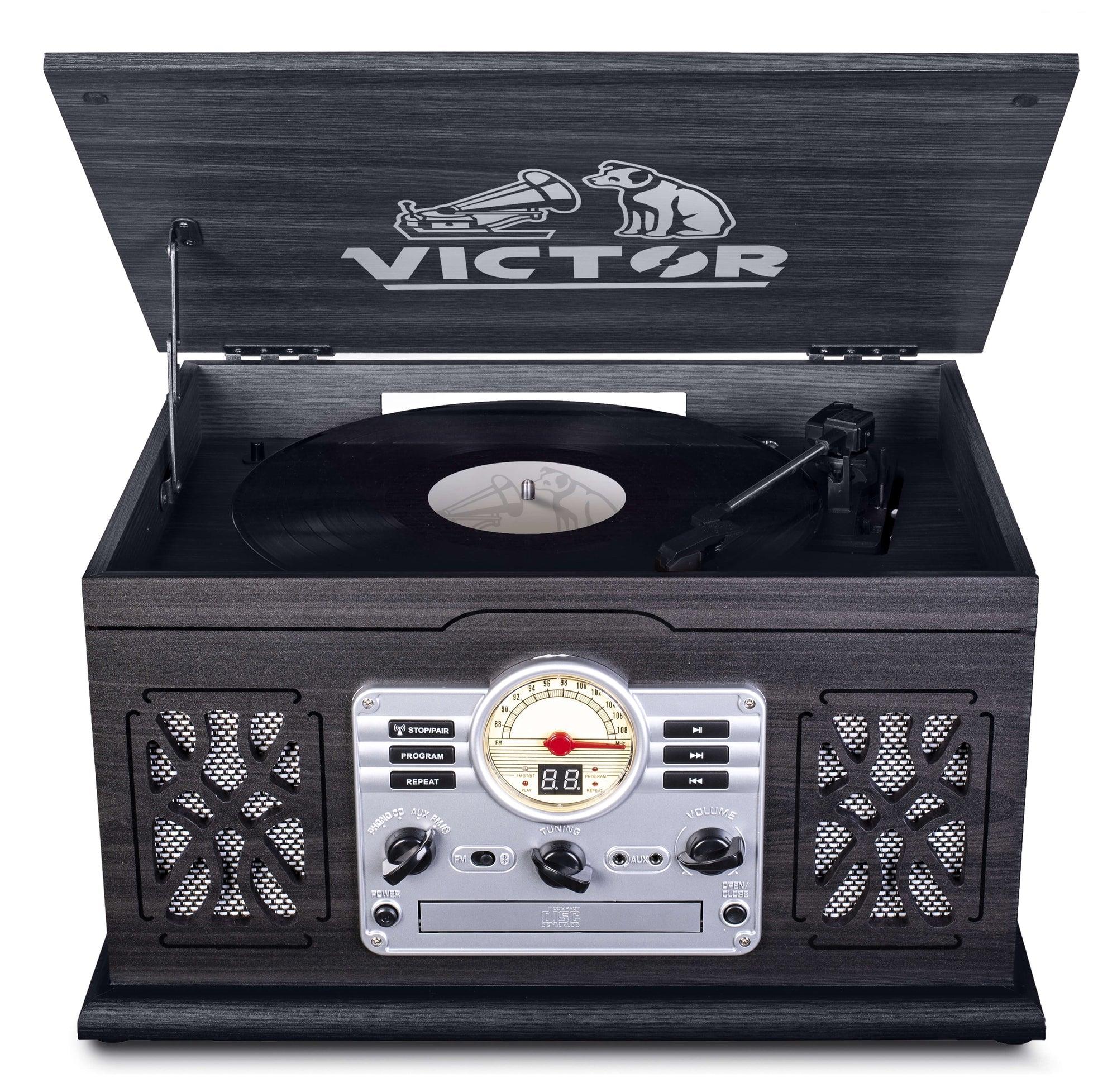 VYSN State 7-in-1 Wood Music Center - The Perfect Blend of Nostalgia and Innovation