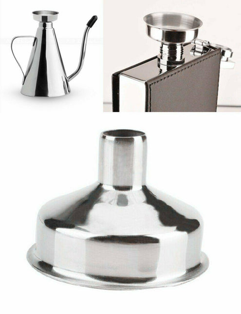 5Pcs Mini Stainless Steel Funnel For Perfume Diffuser Bottle Liquid Oil Flask US by Plugsus Home Furniture - Vysn
