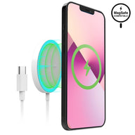 Universal Magnetic 15W Wireless Fast Charger White