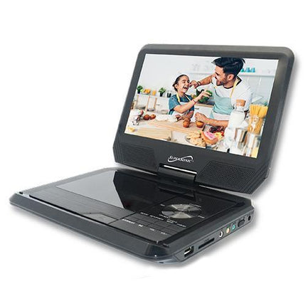 9" Portable DVD Player With Digital TV, USB/SD Inputs & Swivel Display - VYSN