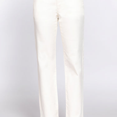 Straight Fit Twill Long Pants