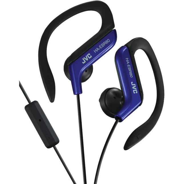 JVC HAEBR80A In-Ear Sports Headphones with Microphone & Remote (Blue)