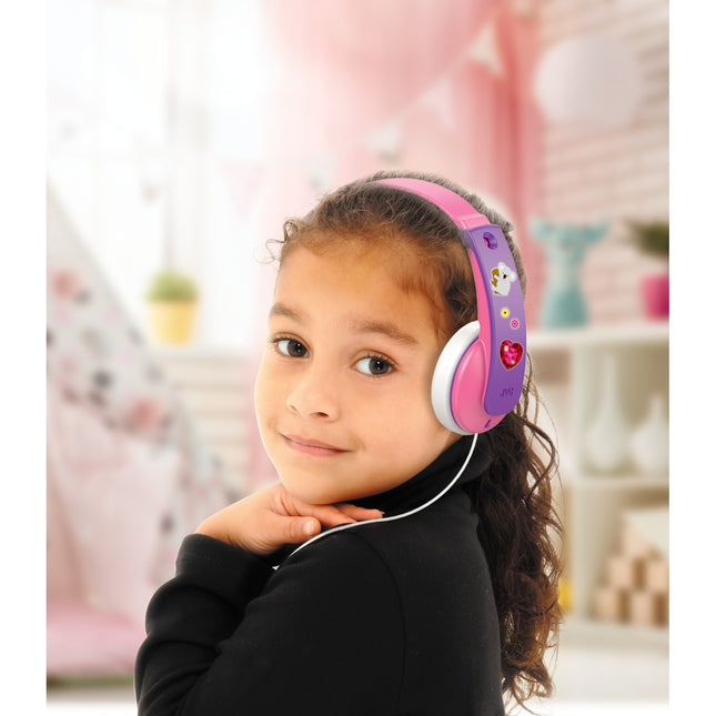 JVC HAKD7P Kids' Over-Ear Headphones