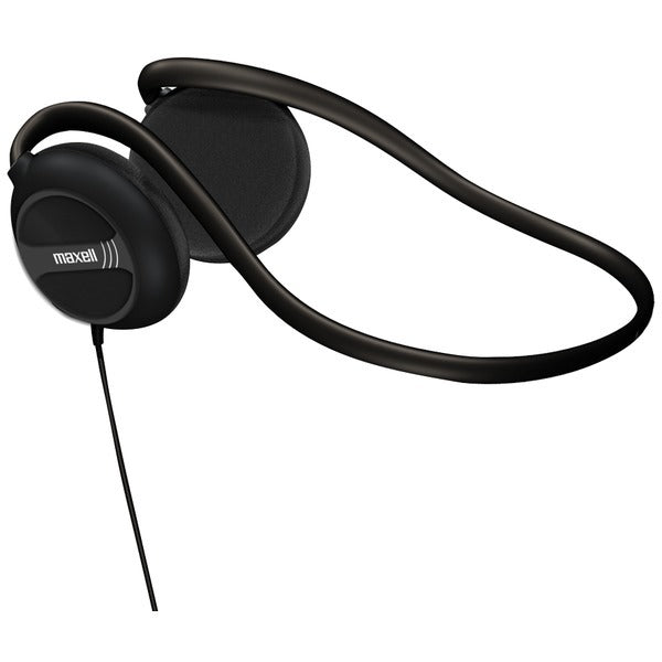 Maxell 190316 Neckband Stereo On-Ear Headphones with Swivel Earcups