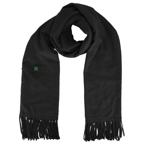 Electric Heated Winter Scarf USB Heating Neck Wrap Unisex Heated Neck Shawl Soft Warm Scarves 3 Heating Modes for Outdoor Cycling Skiing Skating - Black