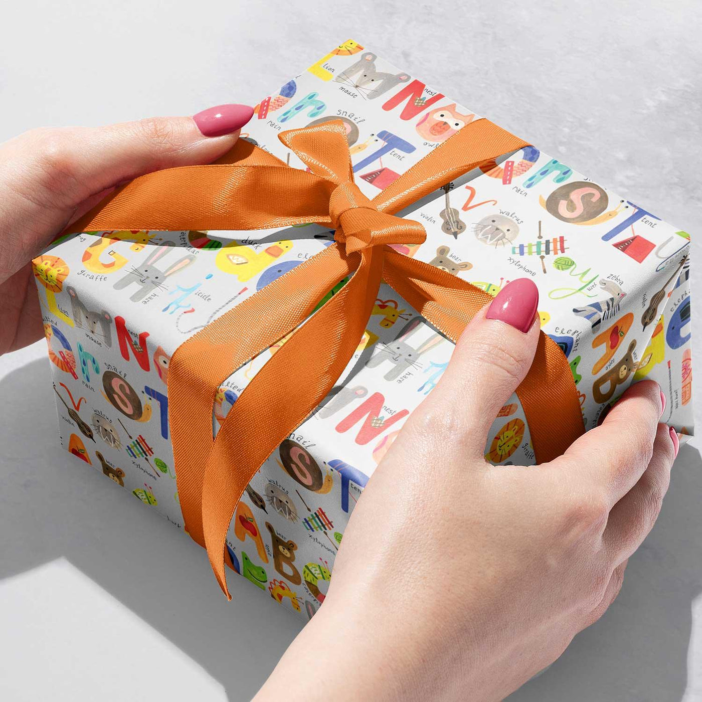 ABC's Kids Gift Wrap by Present Paper - Vysn