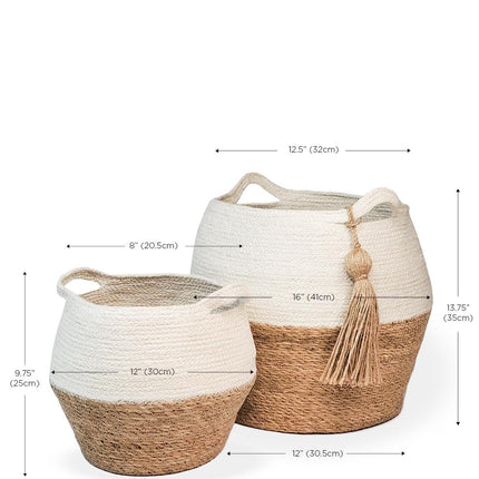 Agora Jar Basket - Natural by KORISSA - Vysn