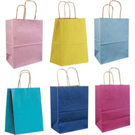 All Occasion Baby Kraft Solid Totes (12 Pack) by Present Paper - Vysn