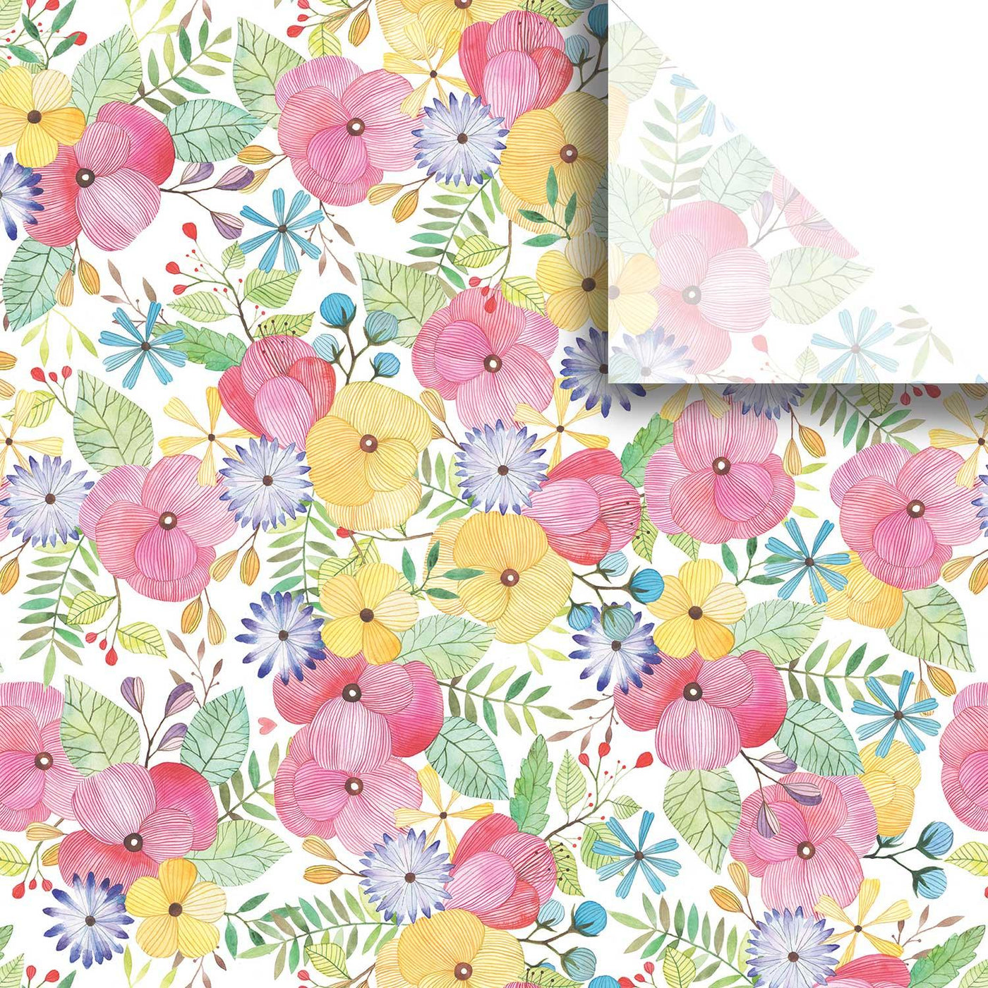 All Occasion Tissue Paper Assortment (Florals, 6 Pack, 32 sheets total) by Present Paper - Vysn