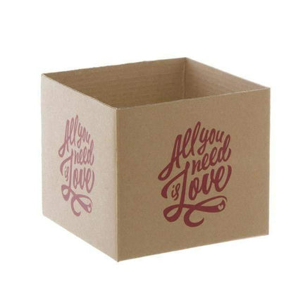All You Need is Love Kraft Box Mini (13x12cmH) by Tshirt Unlimited - Vysn